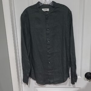 COS Men's Dark Green Shirt